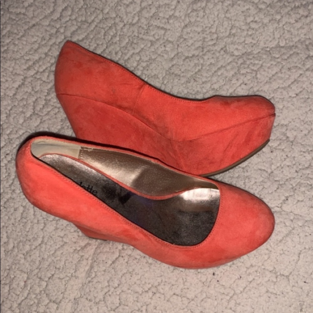 Charlotte Russe Pink Wedges